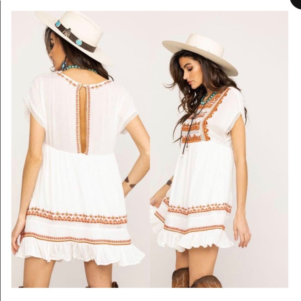 Free People Sunrise Wander mini dress